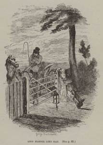 Like Master Like Man (gravering) av George (after) Cruikshank