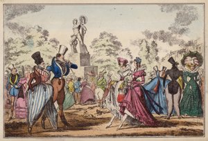 Monstrosities of 1822 (farget gravering)