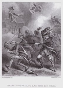 Peter Stuyvesant og grisen halen (gravering)