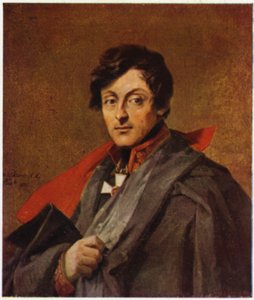 Portrett av Alexander Ostermann-Tolstoj (fargelitografi)