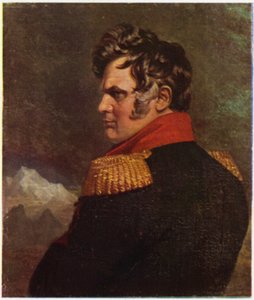 Portrett av general Ermoloff (fargelitografi)