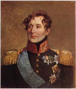 Portrett av Mikhail Miloradovitsj (fargelitografi)