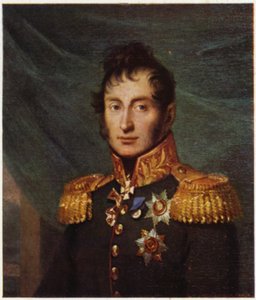 Portrett av Nikolay Tuchkov (fargelitografi)