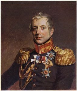 Portrett av Pjotr Konovnitsyn (fargelitografi)