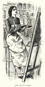 Illustrasjon for Trilby av George du Maurier (gravering)