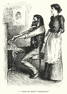 Illustrasjon for Trilby av George du Maurier (gravering) av George (after) Du Maurier