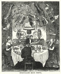 Punch tegneserie: Spiritualism Made Useful (gravering)