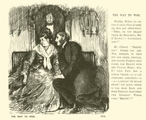 Måten å beile (gravering) av George (after) Du Maurier