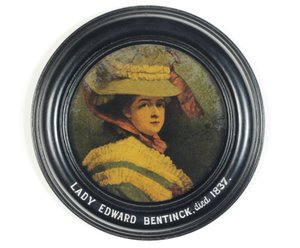 Elizabeth Cumberland, Lady Edward Bentinck (farge litho)