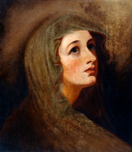 Lady Hamilton som en vestal (olje på lerret)