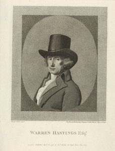 Portrett av Warren Hastings, Esq., pub. 1795 (gravering)