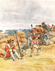 At the Siege of Belle Isle, illustrasjon fra 
