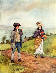 Sally Gray (fargelitografi) av George 9th Earl of Carlisle Howard