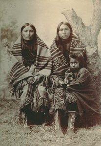 To Comanche-kvinner og et lite barn av George A. Addison