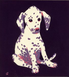 Dalmatisk valp, 1950-tallet av George Adamson