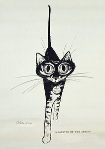 Move Quietly, ca. 1962 (indisk blekk om bord)