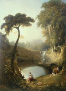 Narcissus og ekko (olje)