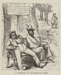 En skisse i Fairmount Park av George Augustus Sala