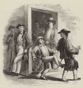 Angriper kinesere i San Francisco av George Augustus Sala