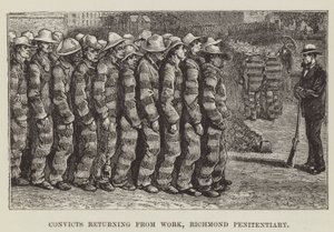 Domfelte som vender tilbake fra jobb, Richmond Penitentiary