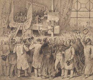 Crows feirer i American Bar av George Augustus Sala