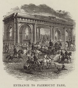 Inngang til Fairmount Park av George Augustus Sala