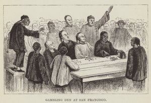 Gambling Den i San Francisco av George Augustus Sala