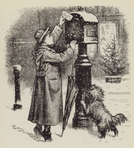 Poster et brev av George Augustus Sala