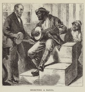 Velge en banjo av George Augustus Sala