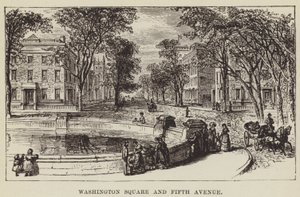 Washington Square og Fifth Avenue av George Augustus Sala