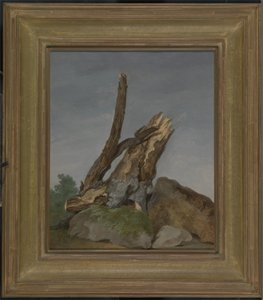 Study of Rocks and Branches, ca. 1795 (olje på papir)