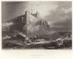 Bamborough, fra nordvest