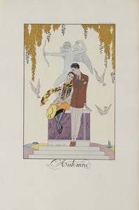 Dikkedarer og dikkedarer: Høst, 1925. av George Barbier