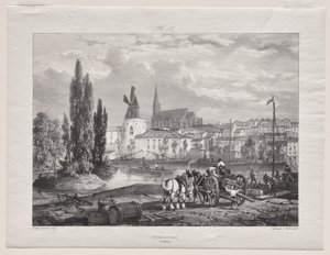 Pittoreske og romantiske reiser i det gamle Frankrike (Languedoc II, del I): Castelnaudary av George Barnard
