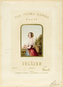 The Bride, cover for The Prima Donna Waltz noter av George Baxter