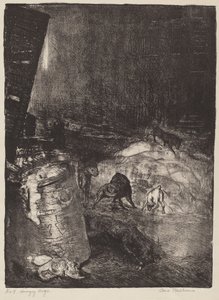 Hungry Dogs, andre stein av George Bellows