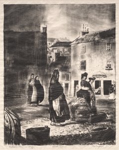 Den irske byen av George Bellows