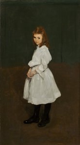 Liten jente i hvitt (Queenie Burnett)