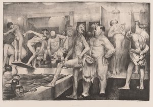 Dusj-badet av George Bellows