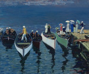 Ferie på Hudson av George Benjamin Luks