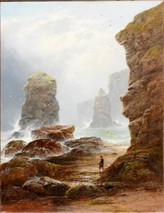 Cliffs ved Marsden Bay av George Blackie Sticks