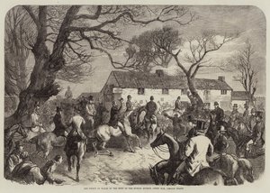 Prinsen av Wales på Meet of the Burton Hounds, Green Man, Lincoln Heath