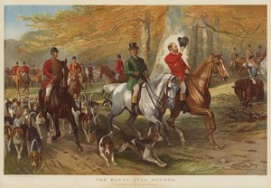 The Royal Stag Hounds, HKH Prince of Wales og Lord Cork