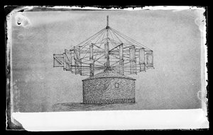 Lotts Mill, Flatbush, Brooklyn, en skisse av W. H. Story, ca. 1872-87 (våtkollosjon negativ)
