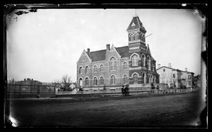Rådhus, Flatbush, Brooklyn, ca. 1872-87 (negativ for våt kollosjon)