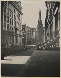 Wall Street, Manhattan (sølv gelatintrykk)