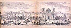 Panorama over London, 1849 av George C Leighton
