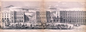 Panorama over London, 1849 av George C Leighton