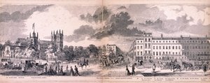 Panorama over London, 1849