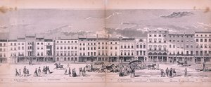 Panorama over London, 1849